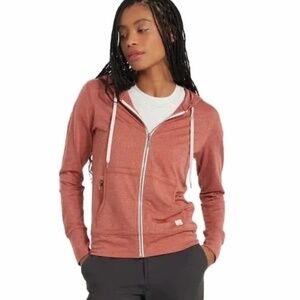 Vuori Halo Performance Hoodie - Cinnamon Heather - XS